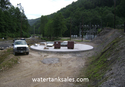 On-site Steel Water Tank Construction